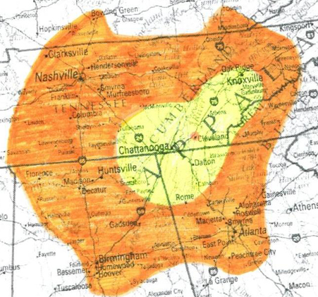 service areas map